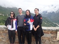 TG561071  L'équipe nationale féminine de basket a 5 jours de détente dans la région.